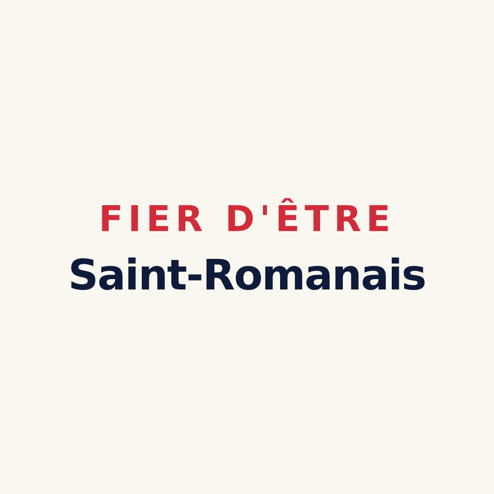 Tasse « Fier d'être Saint-Romanais » — design pour Saint-Romans