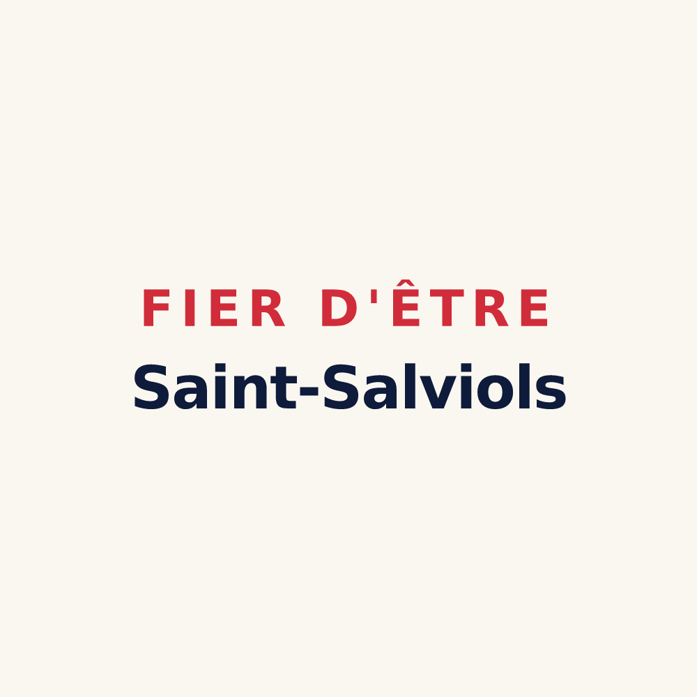 Tasse « Fier d'être Saint-Salviols » — design pour Saint-Salvy-de-la-Balme