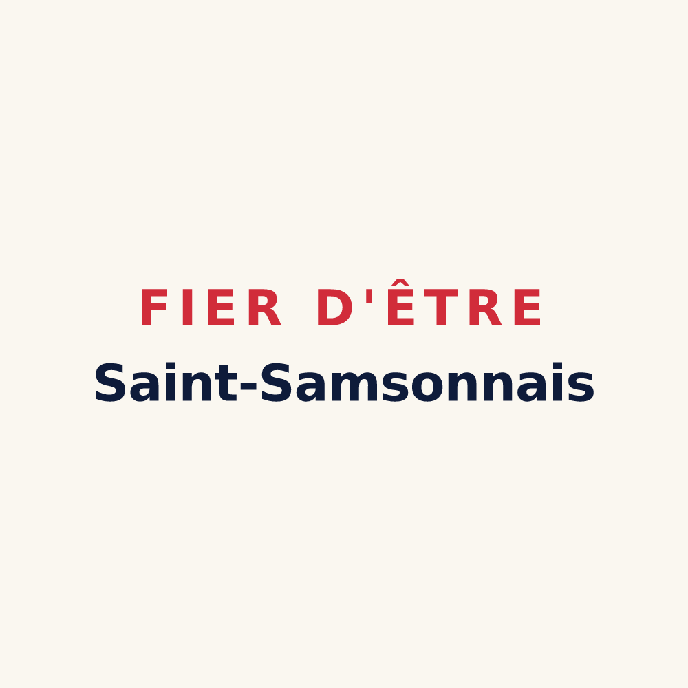 Tasse « Fier d'être Saint-Samsonnais » — design pour Saint-Samson