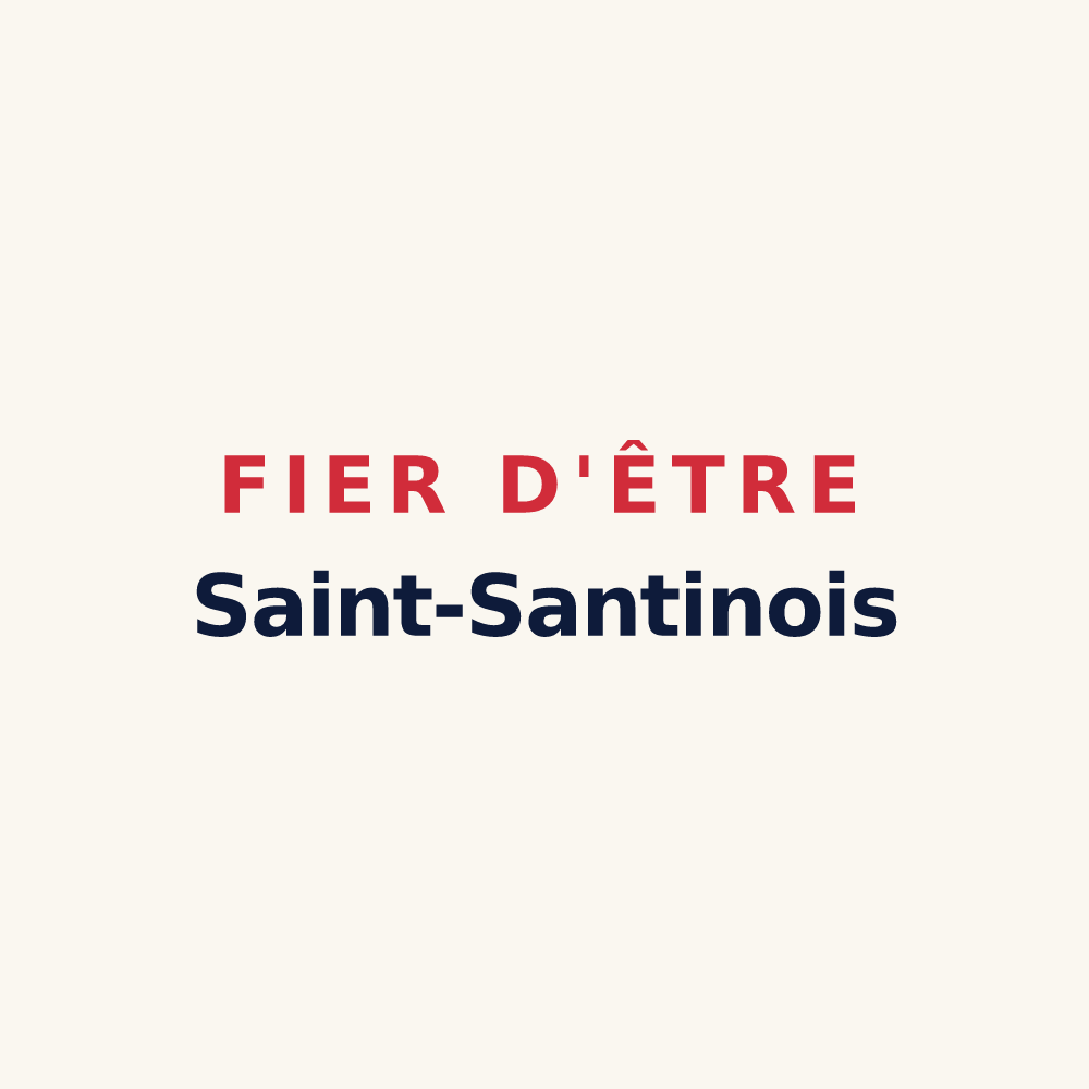 Tasse « Fier d'être Saint-Santinois » — design pour Saint-Santin-Cantalès