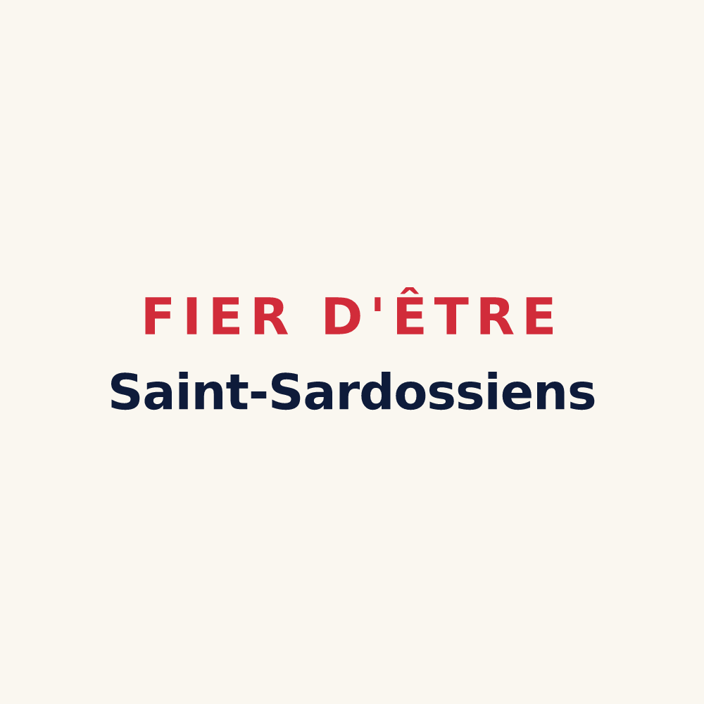 Tasse « Fier d'être Saint-Sardossiens » — design pour Saint-Sardos