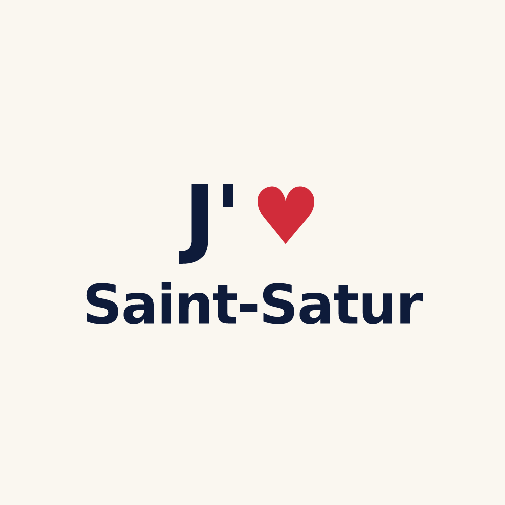 Tasse personnalisée Saint-Satur — design J'aime Saint-Satur