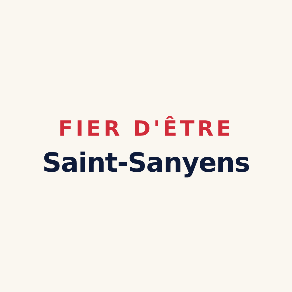 Tasse « Fier d'être Saint-Sanyens » — design pour Saint-Saturnin