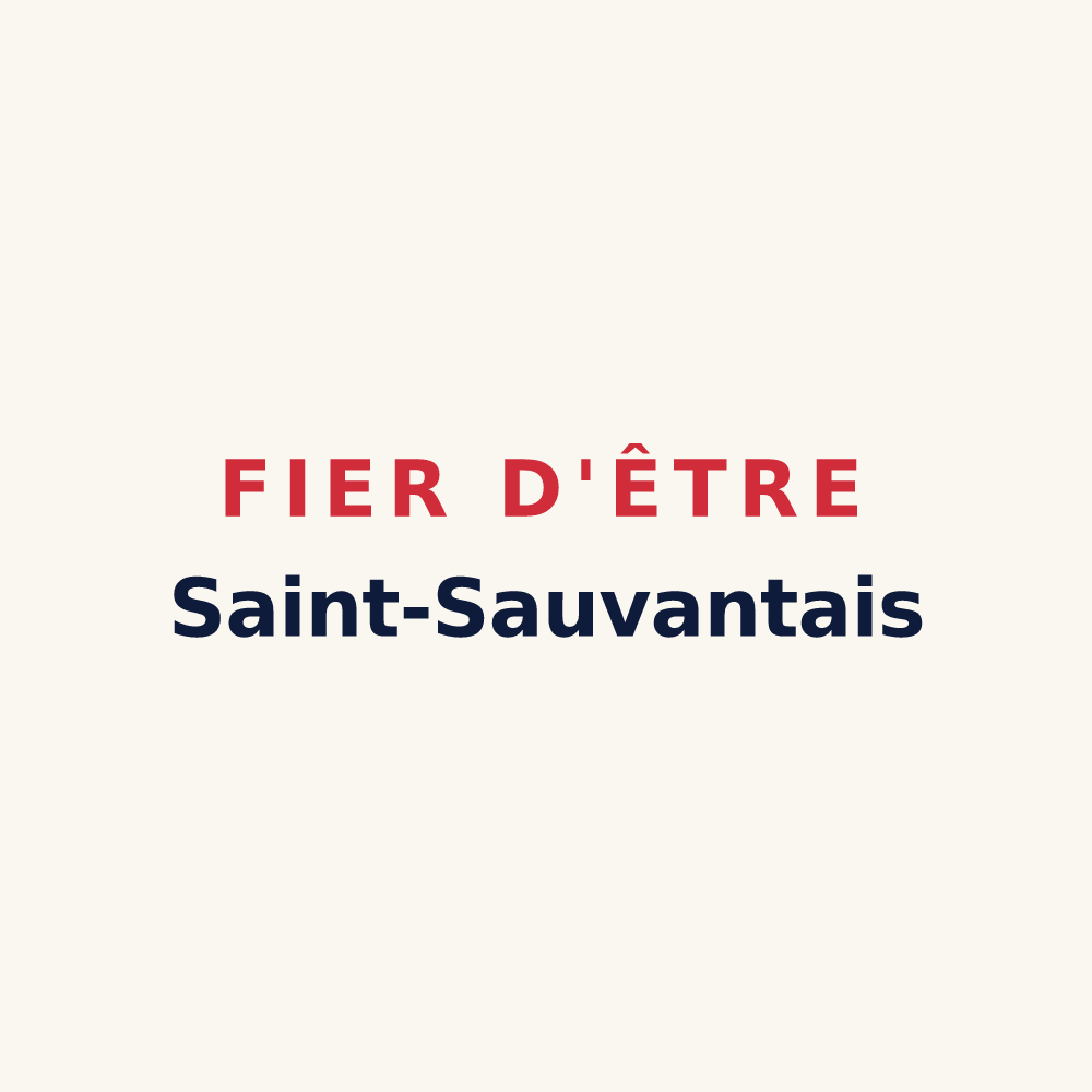 Tasse « Fier d'être Saint-Sauvantais » — design pour Saint-Sauvant