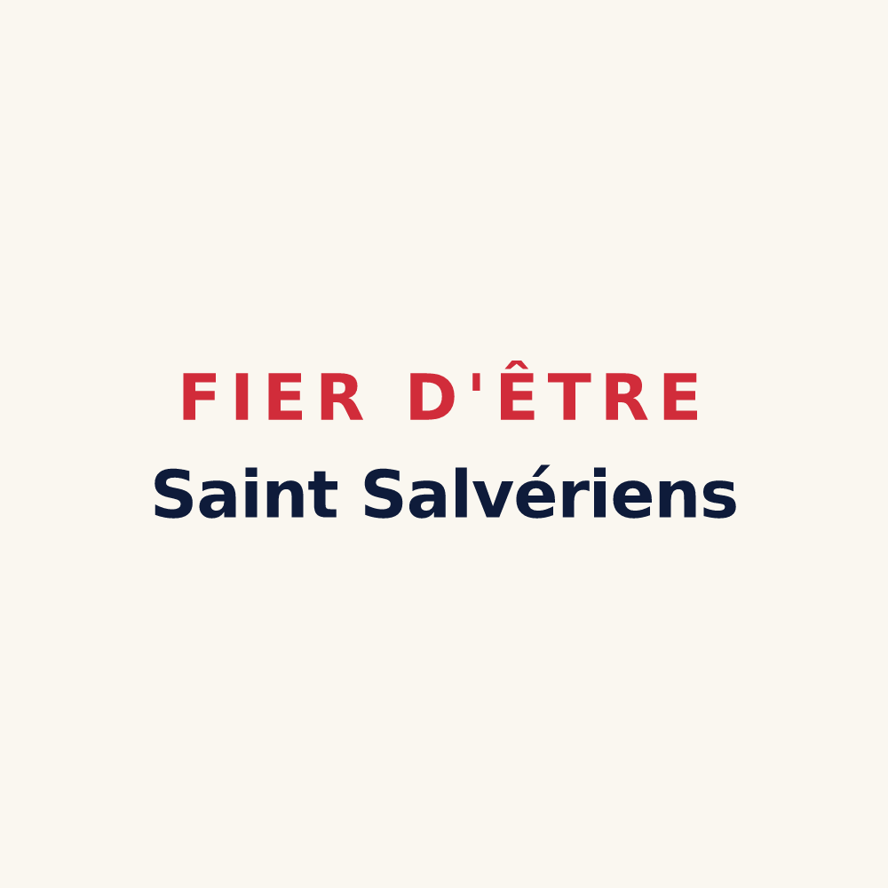 Tasse « Fier d'être Saint Salvériens » — design pour Saint-Sauveur