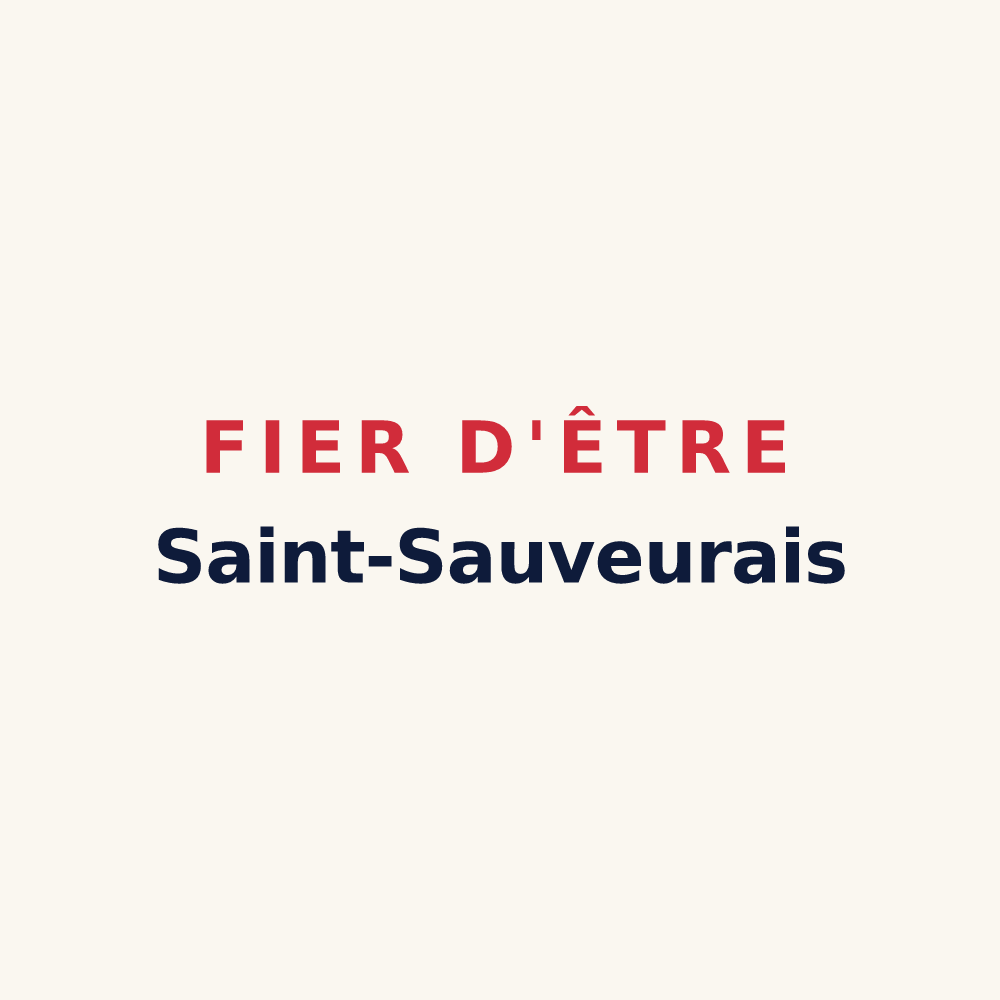 Tasse « Fier d'être Saint-Sauveurais » — design pour Saint-Sauveur-d'Émalleville