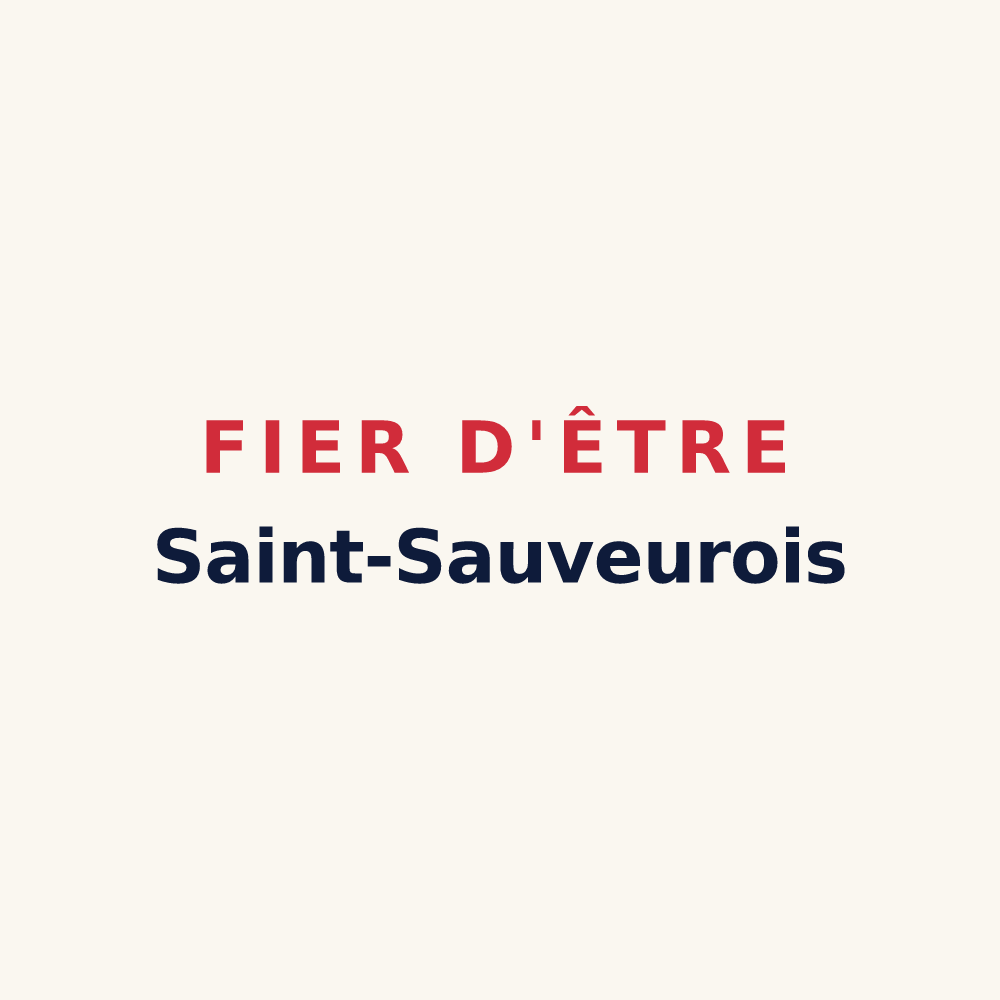 Tasse « Fier d'être Saint-Sauveurois » — design pour Saint-Sauveur-de-Puynormand