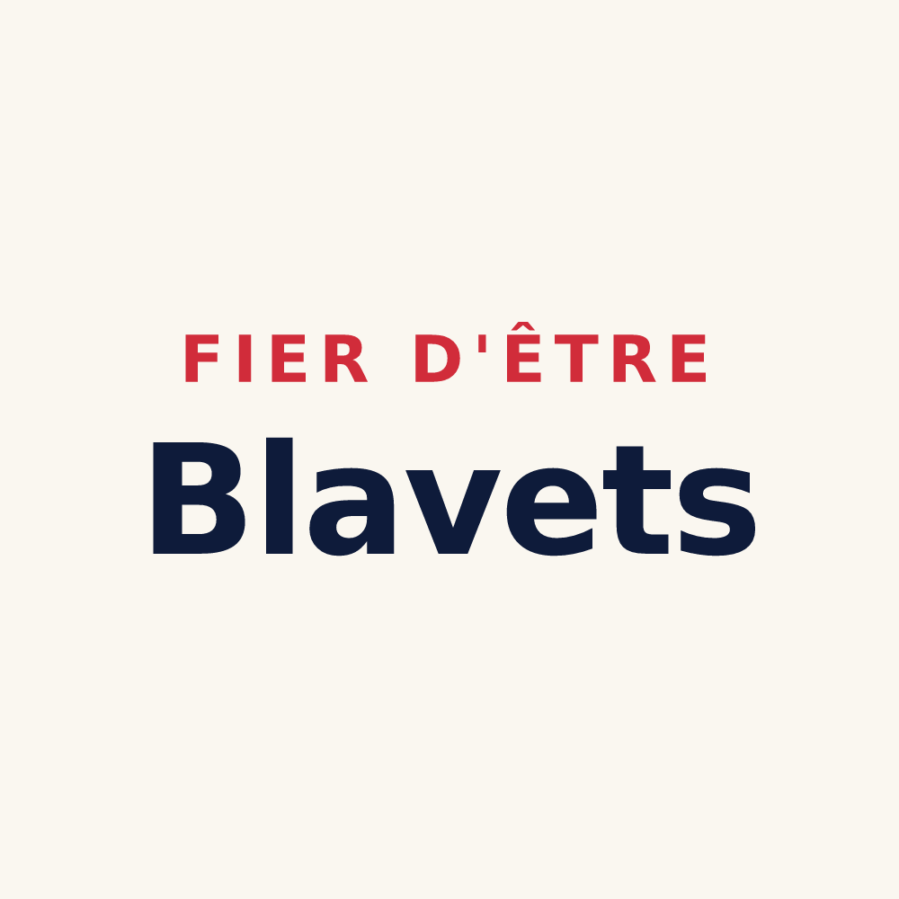 Tasse « Fier d'être Blavets » — design pour Saint-Sauveur-sur-Tinée
