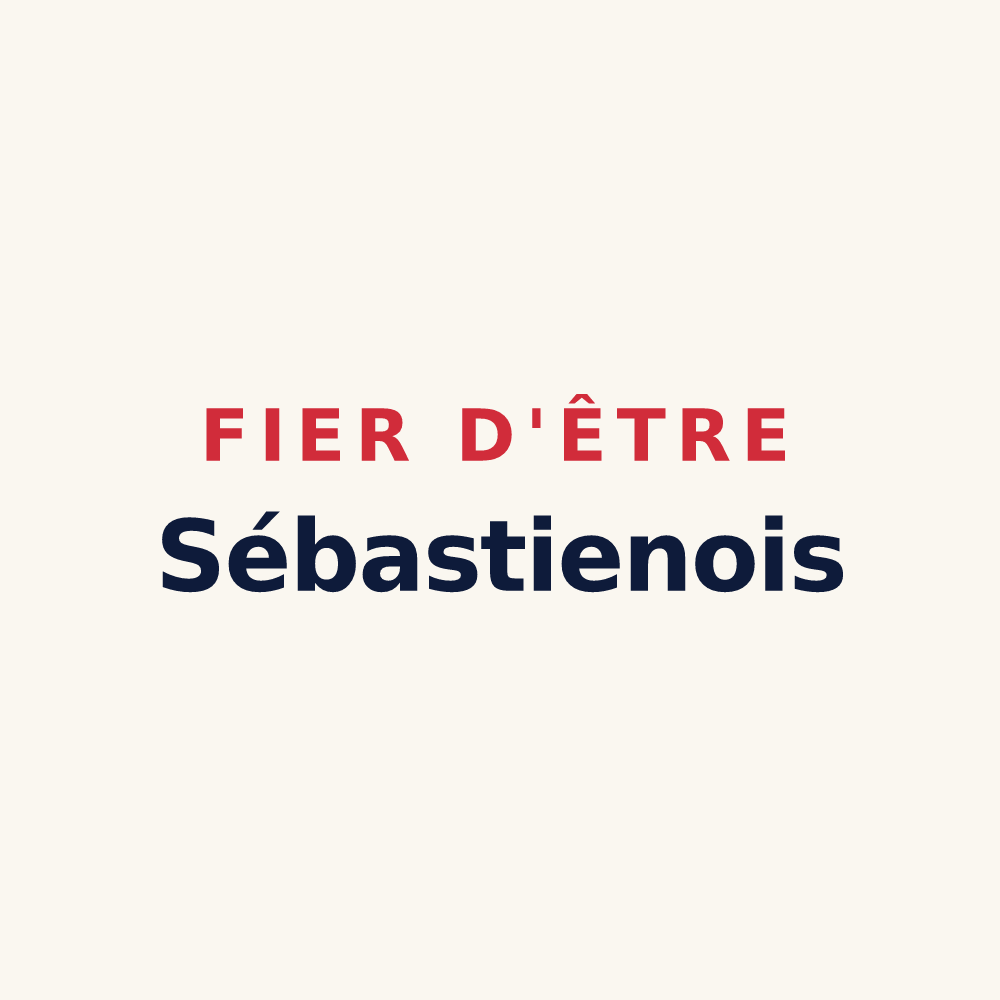 Tasse « Fier d'être Sébastienois » — design pour Saint-Sébastien