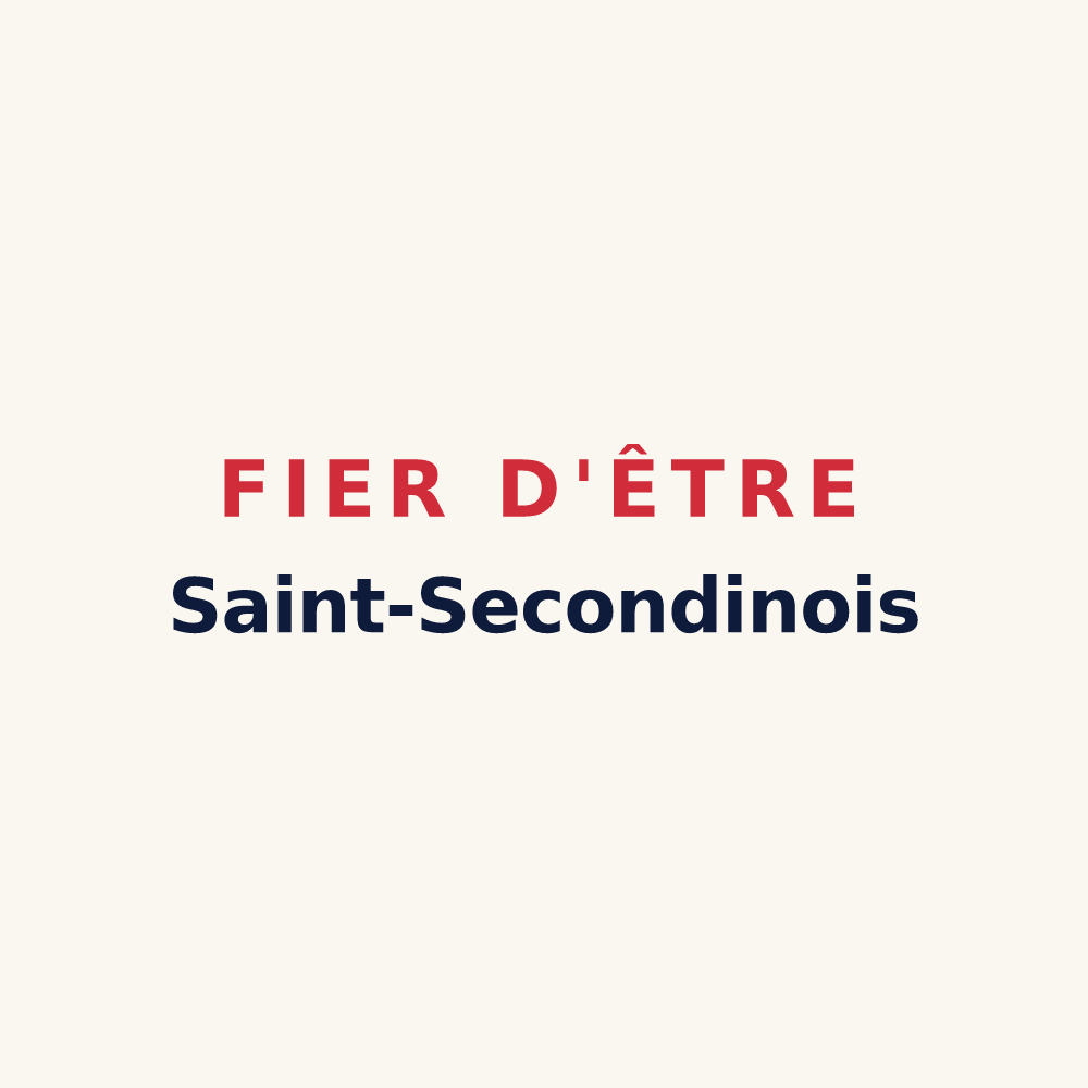 Tasse « Fier d'être Saint-Secondinois » — design pour Saint-Secondin