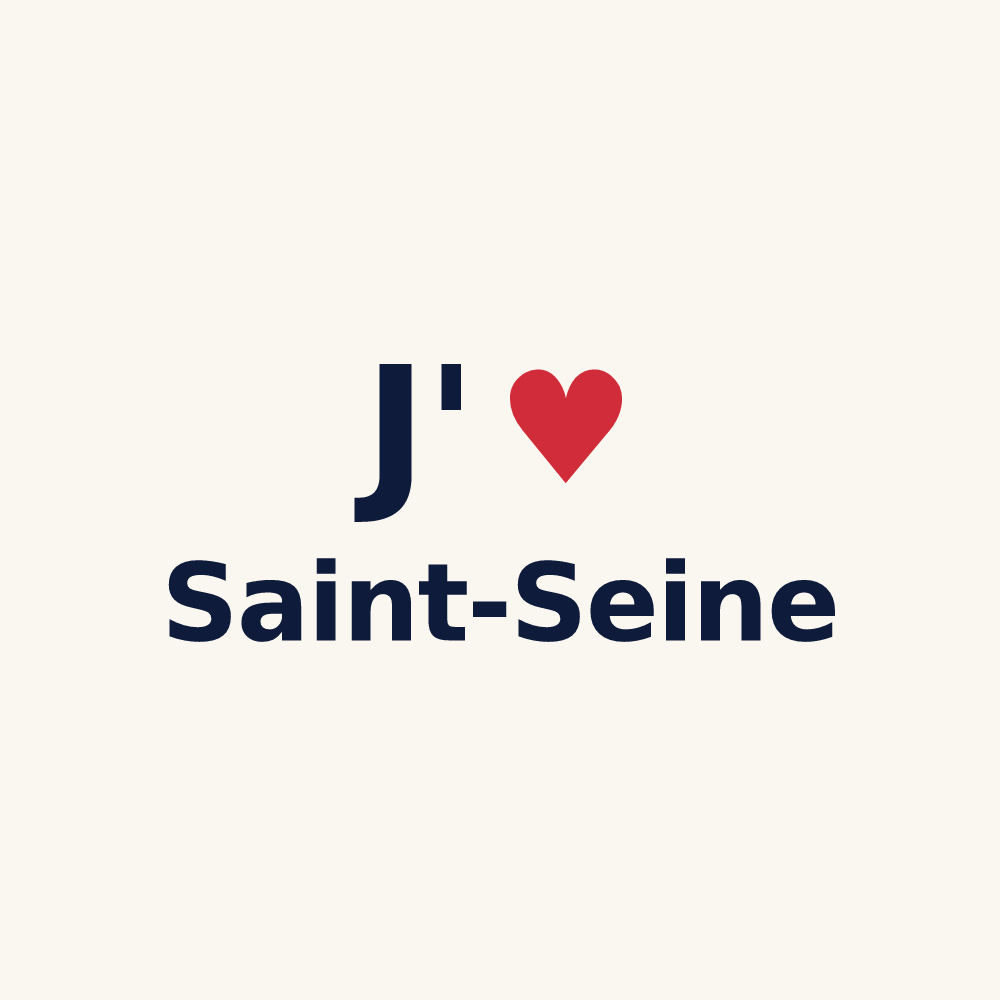 Tasse personnalisée Saint-Seine — design J'aime Saint-Seine