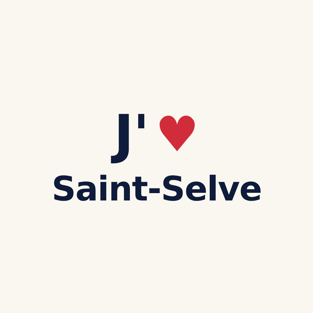 Tasse personnalisée Saint-Selve — design J'aime Saint-Selve