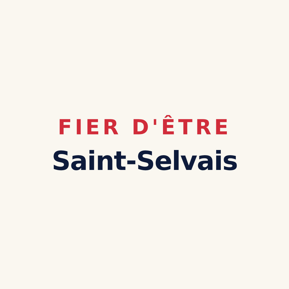 Tasse « Fier d'être Saint-Selvais » — design pour Saint-Selve