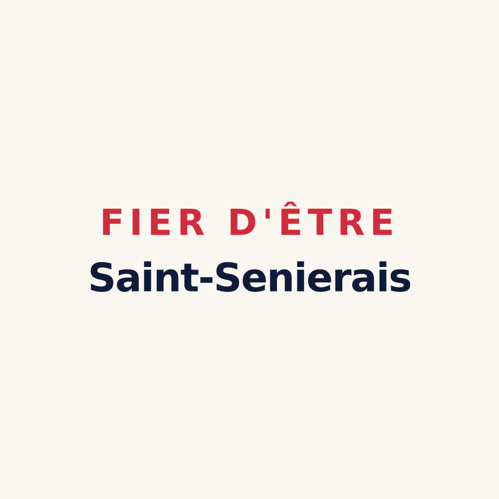 Tasse « Fier d'être Saint-Senierais » — design pour Saint-Senier-de-Beuvron