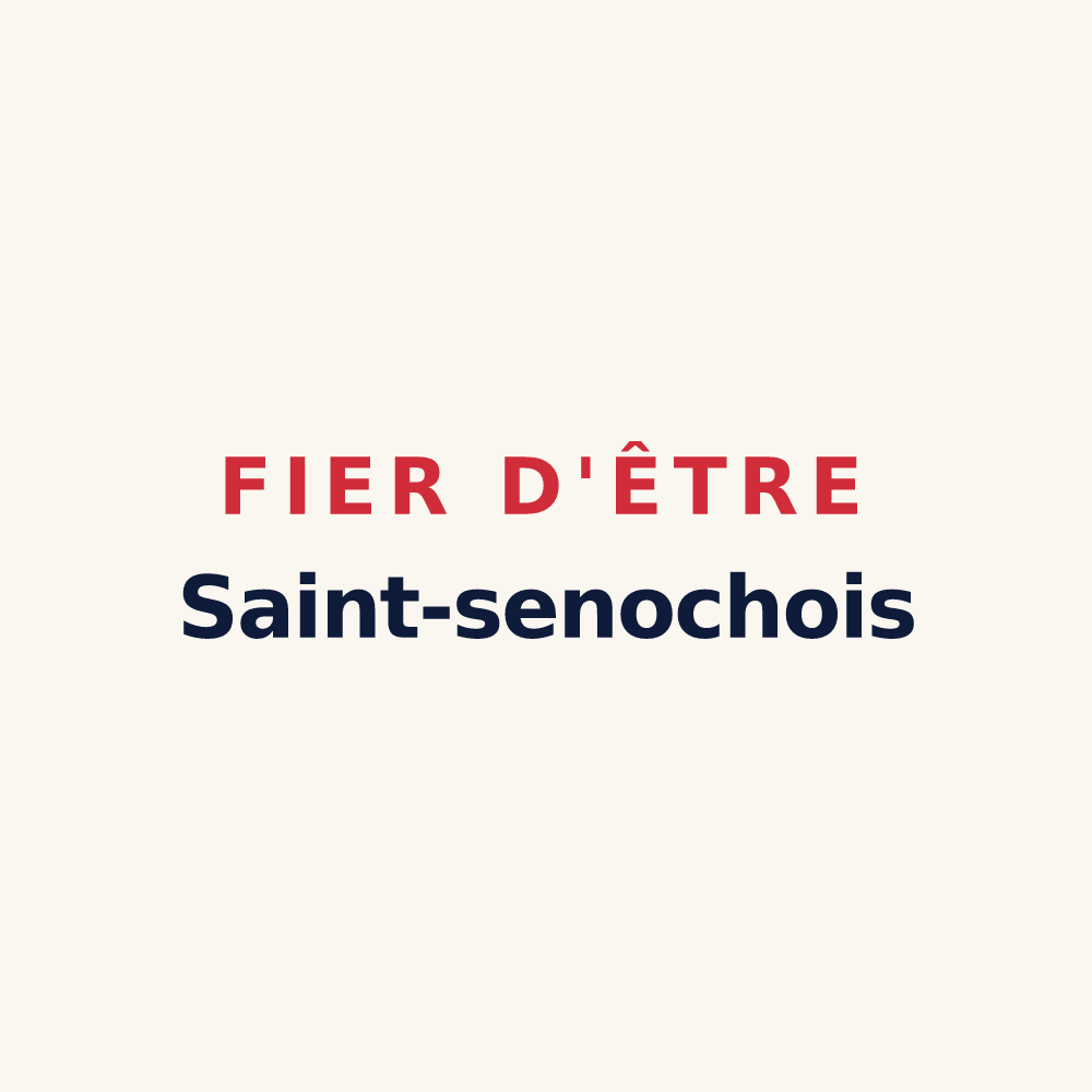 Tasse « Fier d'être Saint-senochois » — design pour Saint-Senoch