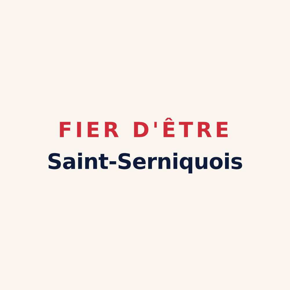 Tasse « Fier d'être Saint-Serniquois » — design pour Saint-Sernin