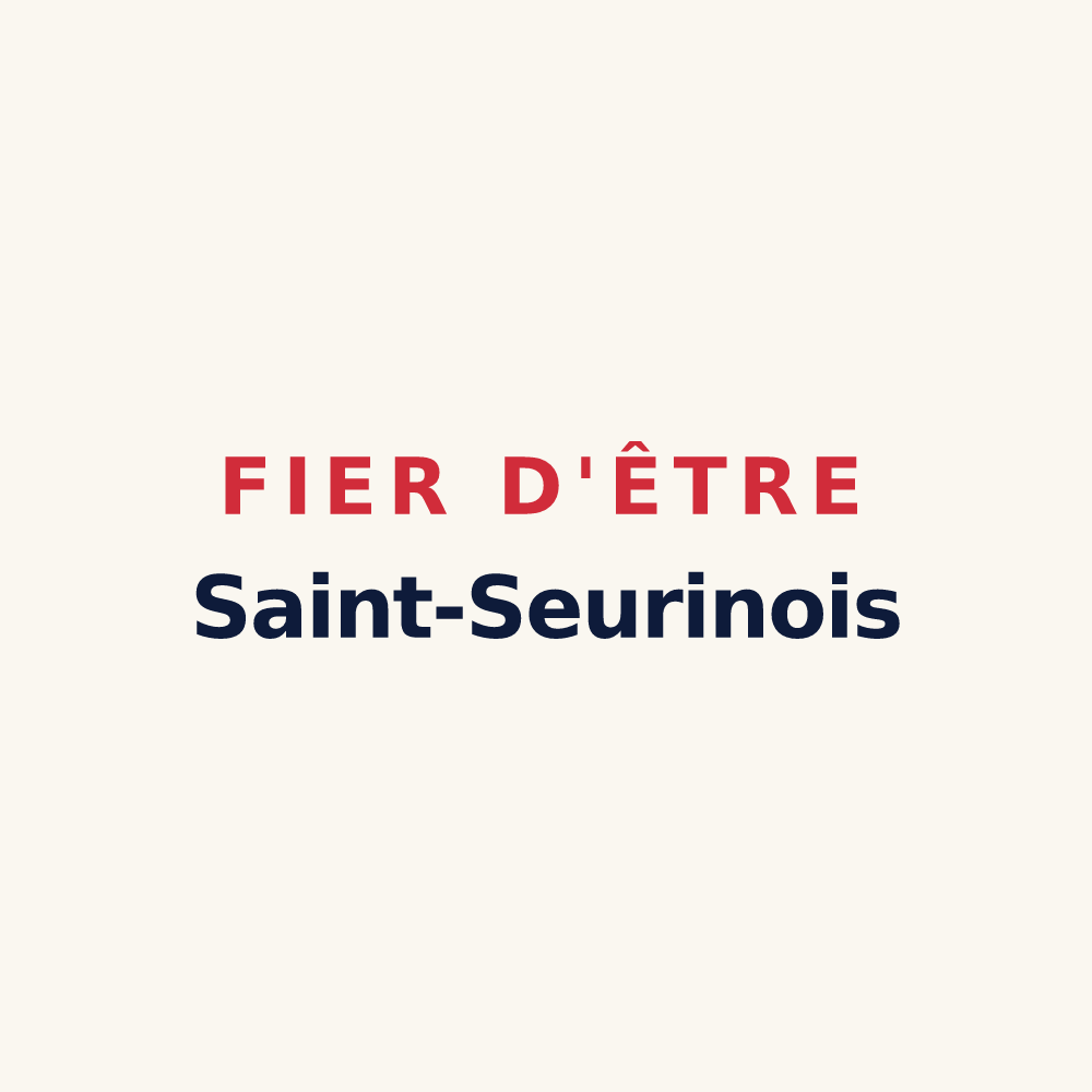 Tasse « Fier d'être Saint-Seurinois » — design pour Saint-Seurin-de-Prats