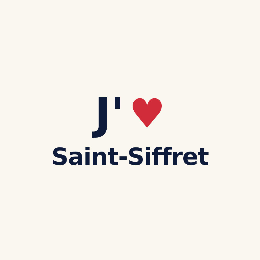 Tasse personnalisée Saint-Siffret — design J'aime Saint-Siffret