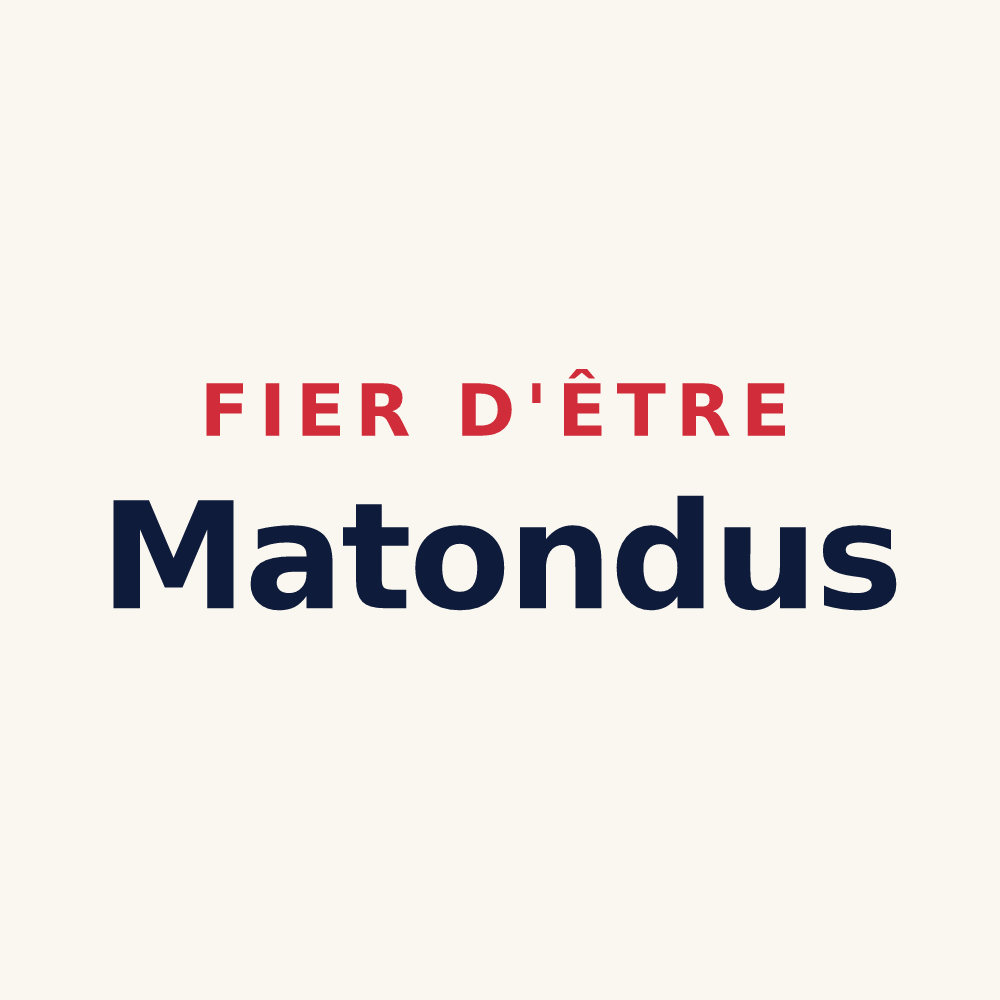 Tasse « Fier d'être Matondus » — design pour Saint-Sigismond