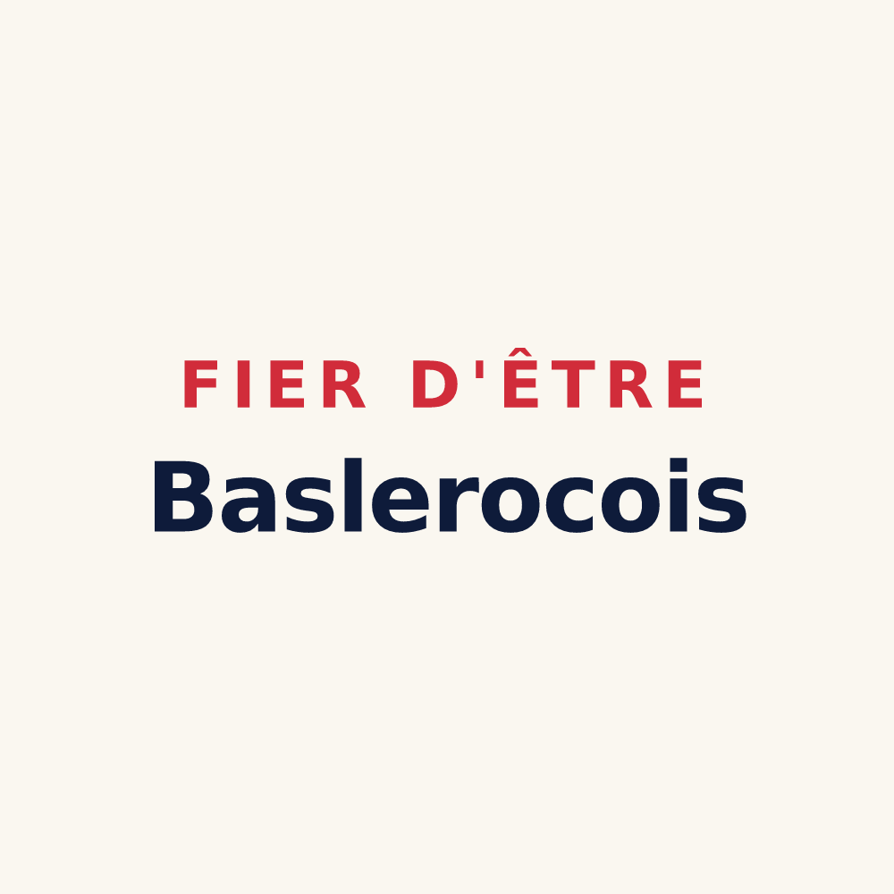Tasse « Fier d'être Baslerocois » — design pour Saint-Silvain-Bas-le-Roc