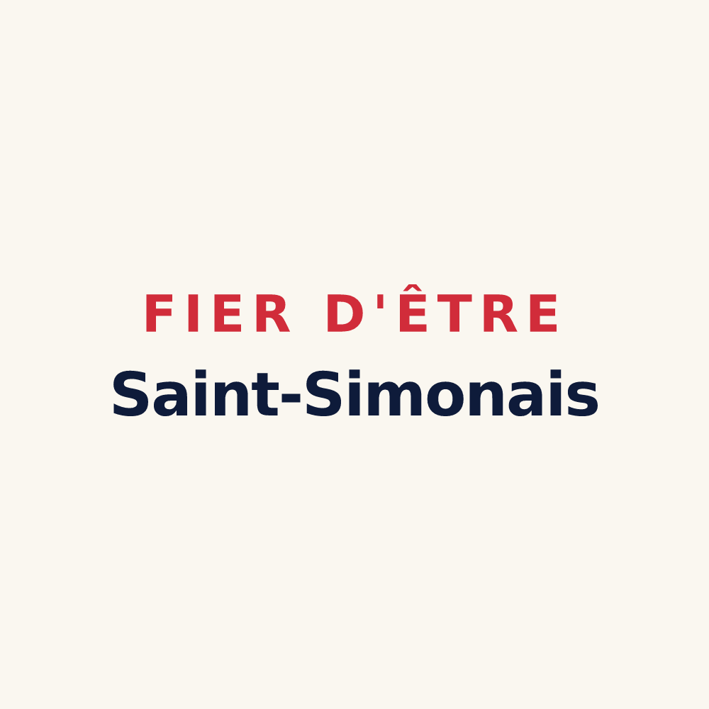 Tasse « Fier d'être Saint-Simonais » — design pour Saint-Simon