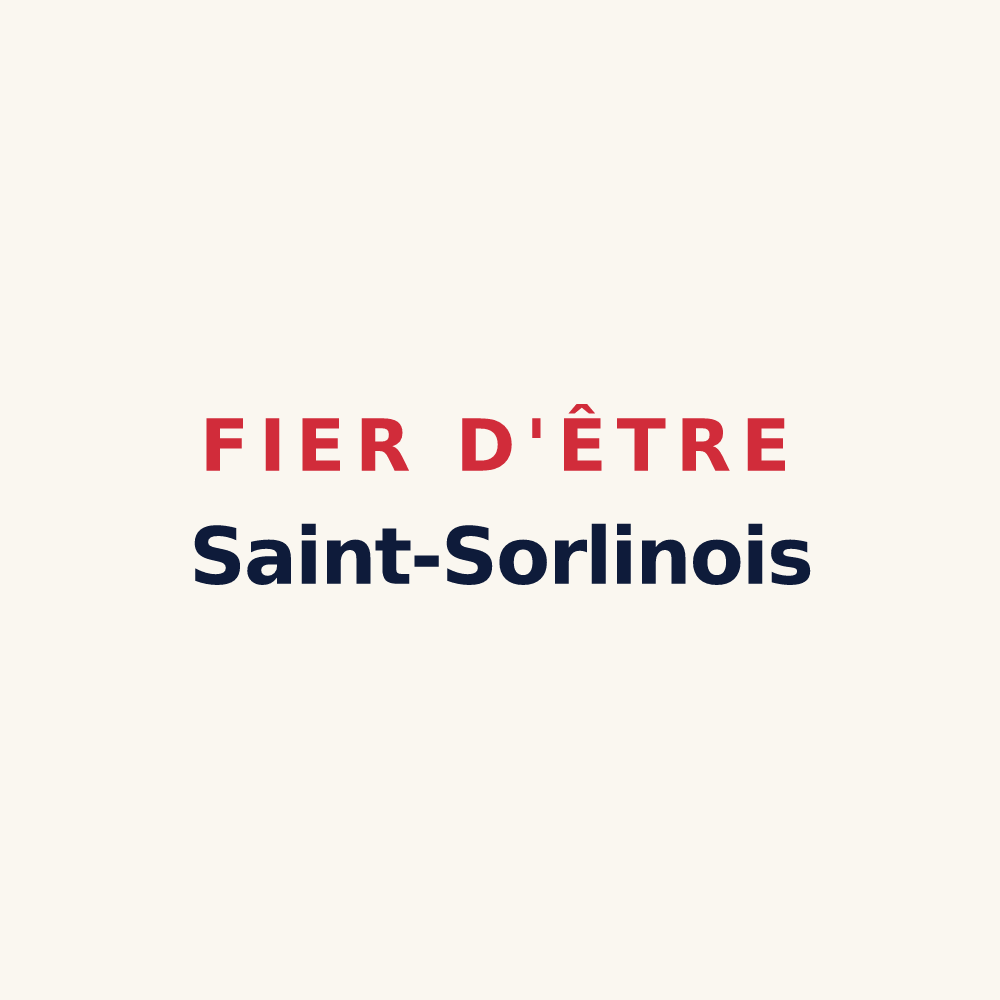 Tasse « Fier d'être Saint-Sorlinois » — design pour Saint-Sorlin-en-Bugey