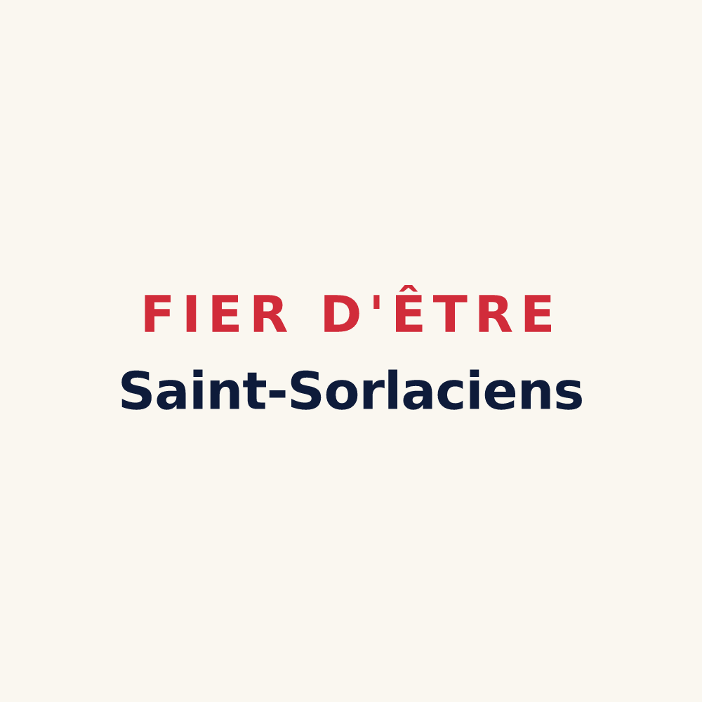 Tasse « Fier d'être Saint-Sorlaciens » — design pour Saint-Sornin-Leulac