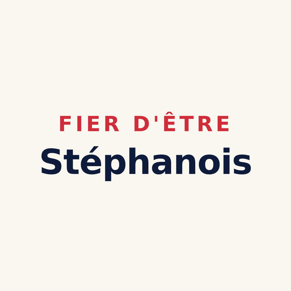 Tasse « Fier d'être Stéphanois » — design pour Saint-Stail