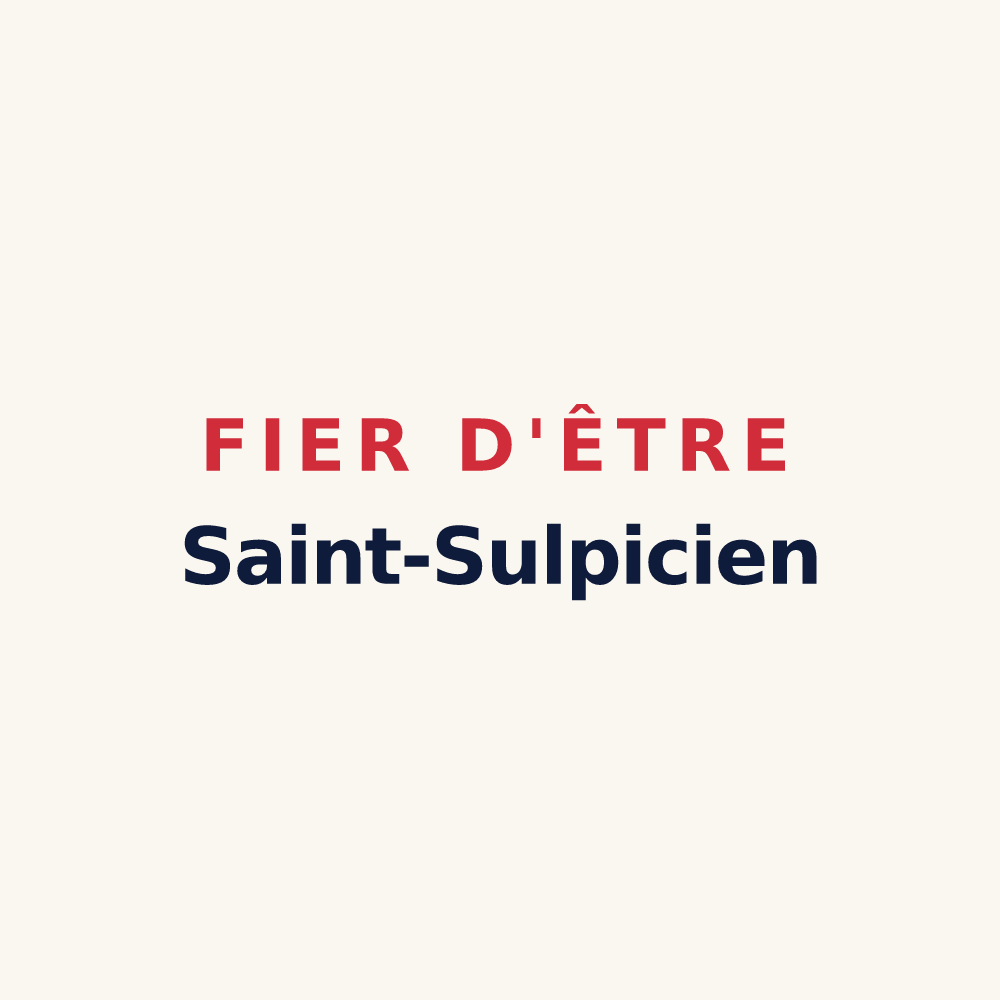 Tasse « Fier d'être Saint-Sulpicien » — design pour Saint-Sulpice