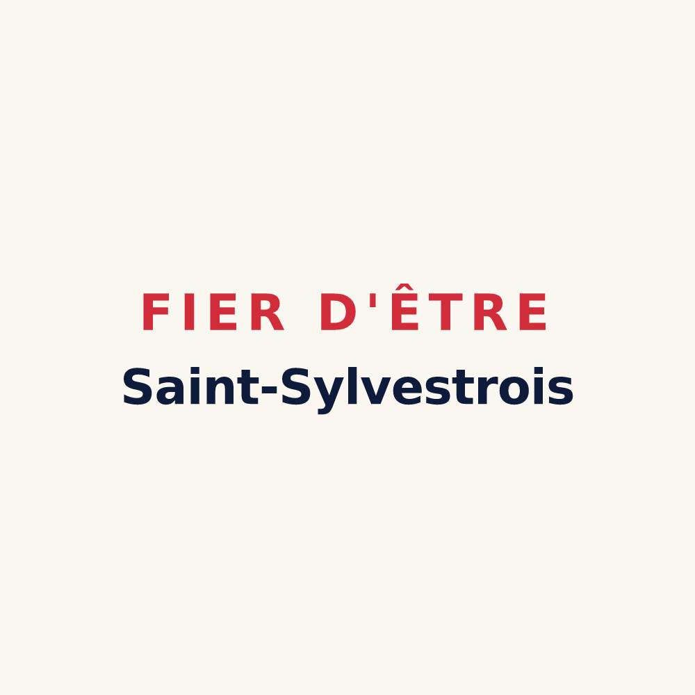 Tasse « Fier d'être Saint-Sylvestrois » — design pour Saint-Sylvestre