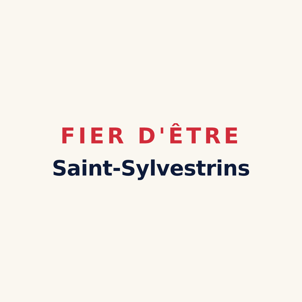 Tasse « Fier d'être Saint-Sylvestrins » — design pour Saint-Sylvestre
