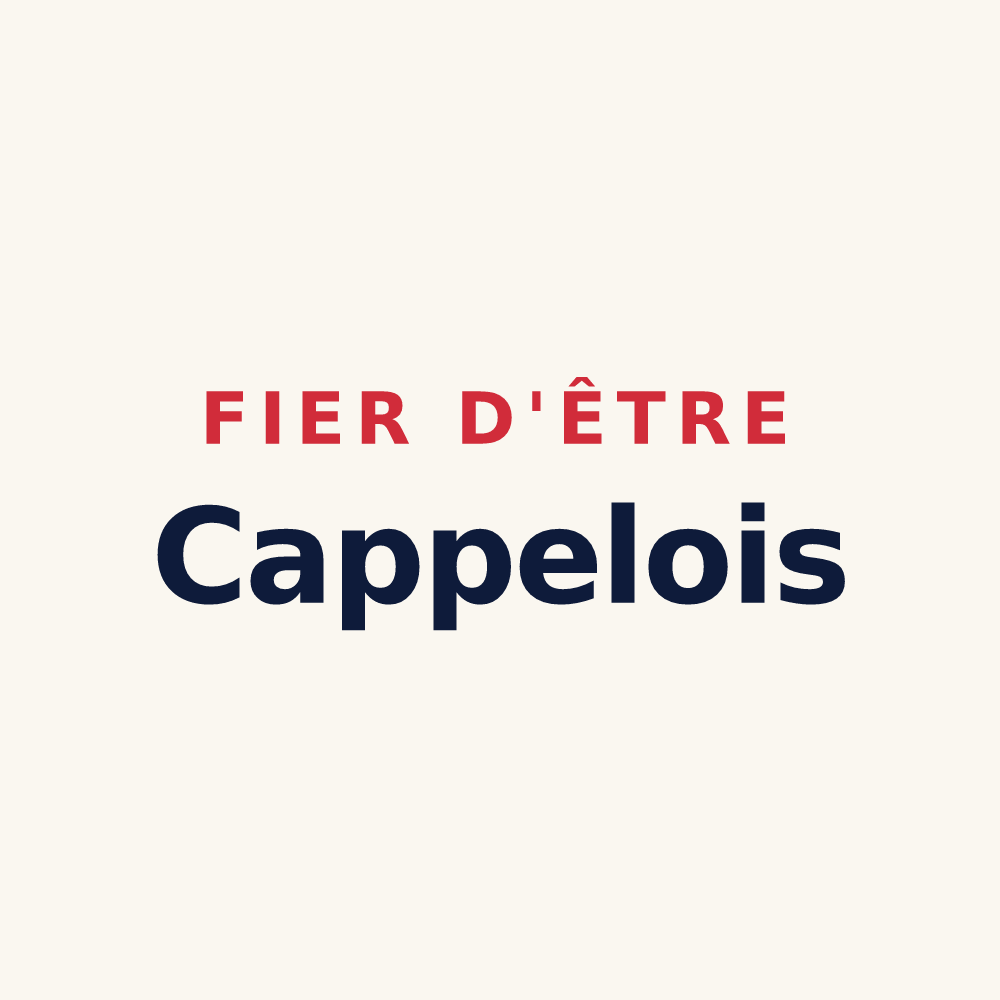 Tasse « Fier d'être Cappelois » — design pour Saint-Sylvestre-Cappel