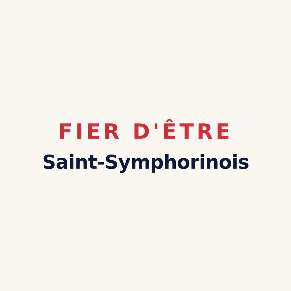 Tasse « Fier d'être Saint-Symphorinois » — design pour Saint-Symphorien