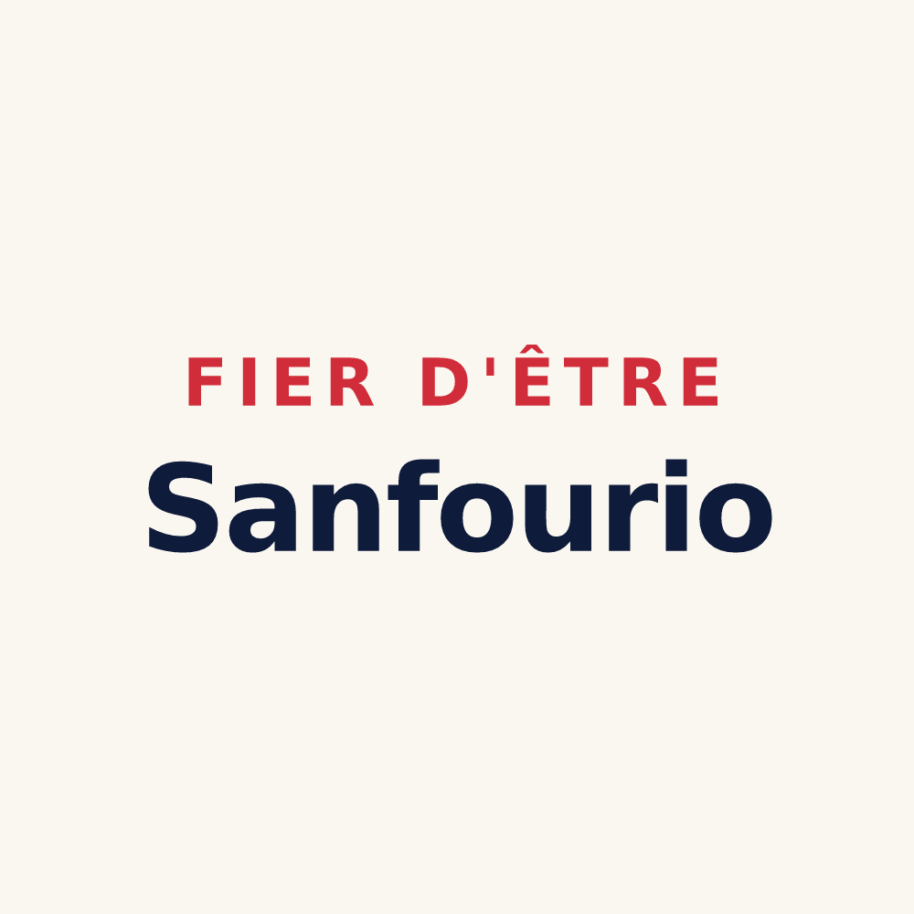 Tasse « Fier d'être Sanfourio » — design pour Saint-Symphorien-de-Mahun