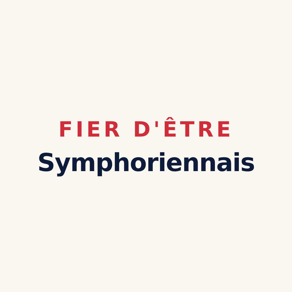 Tasse « Fier d'être Symphoriennais » — design pour Saint-Symphorien