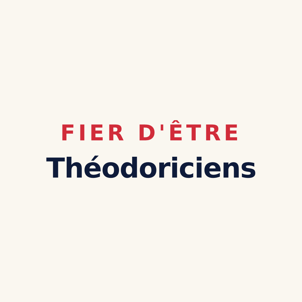 Tasse « Fier d'être Théodoriciens » — design pour Saint-Thierry