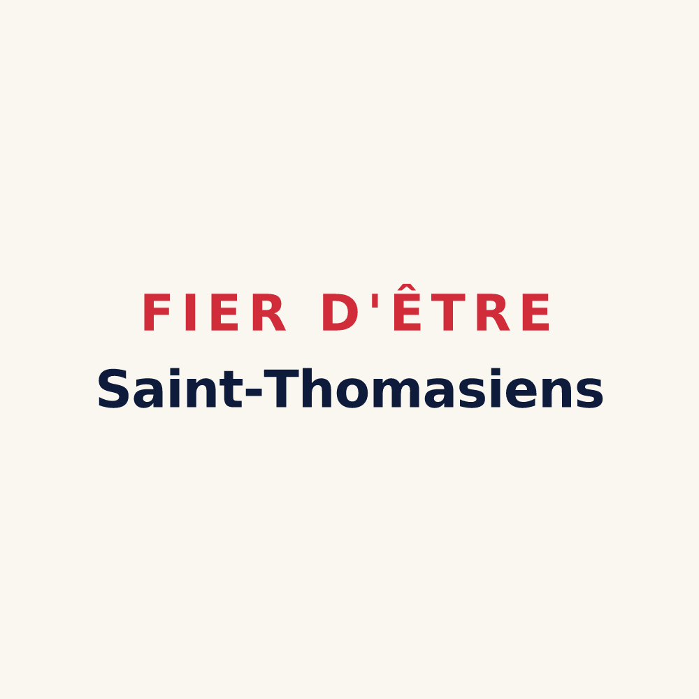 Tasse « Fier d'être Saint-Thomasiens » — design pour Saint-Thomas