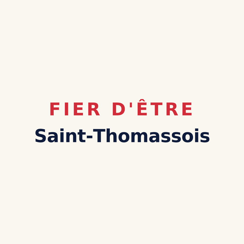 Tasse « Fier d'être Saint-Thomassois » — design pour Saint-Thomas-en-Royans