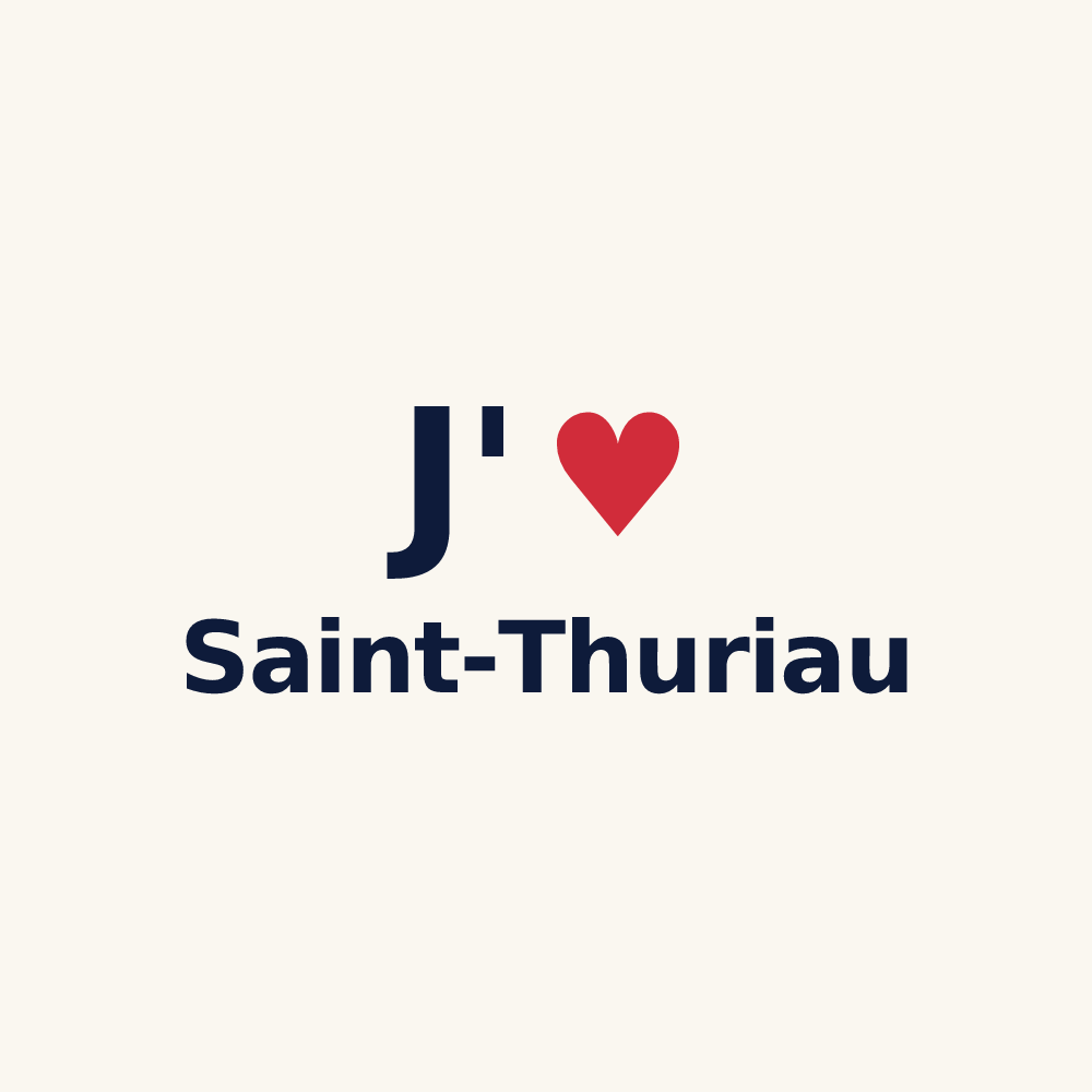 Tasse personnalisée Saint-Thuriau — design J'aime Saint-Thuriau