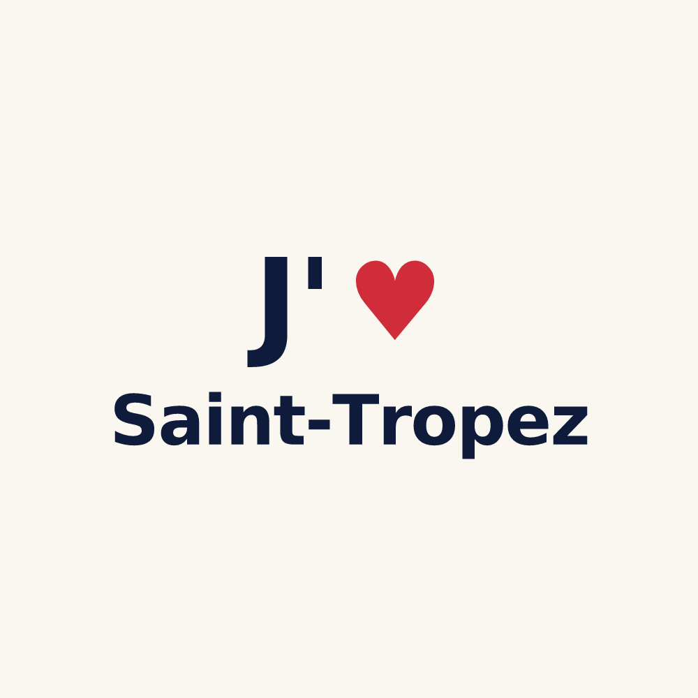 Tasse personnalisée Saint-Tropez — design J'aime Saint-Tropez