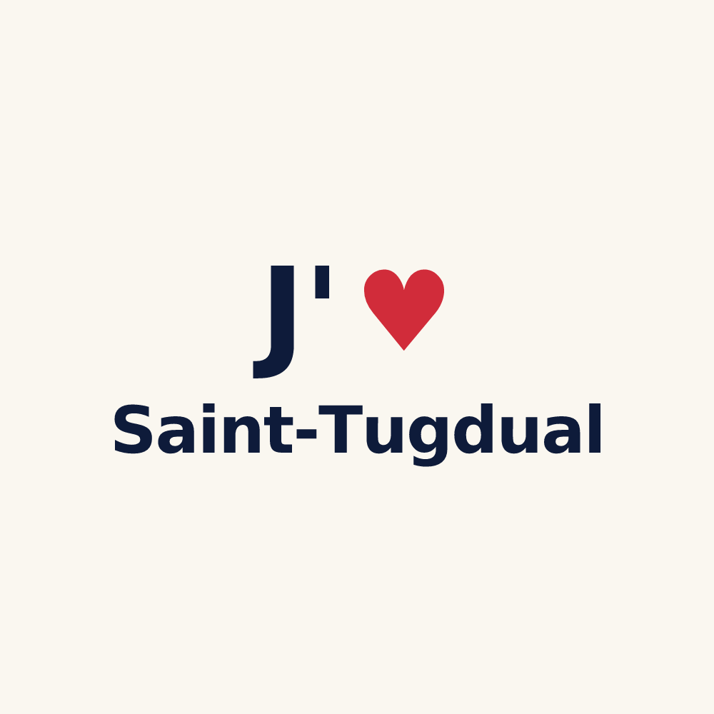 Tasse personnalisée Saint-Tugdual — design J'aime Saint-Tugdual