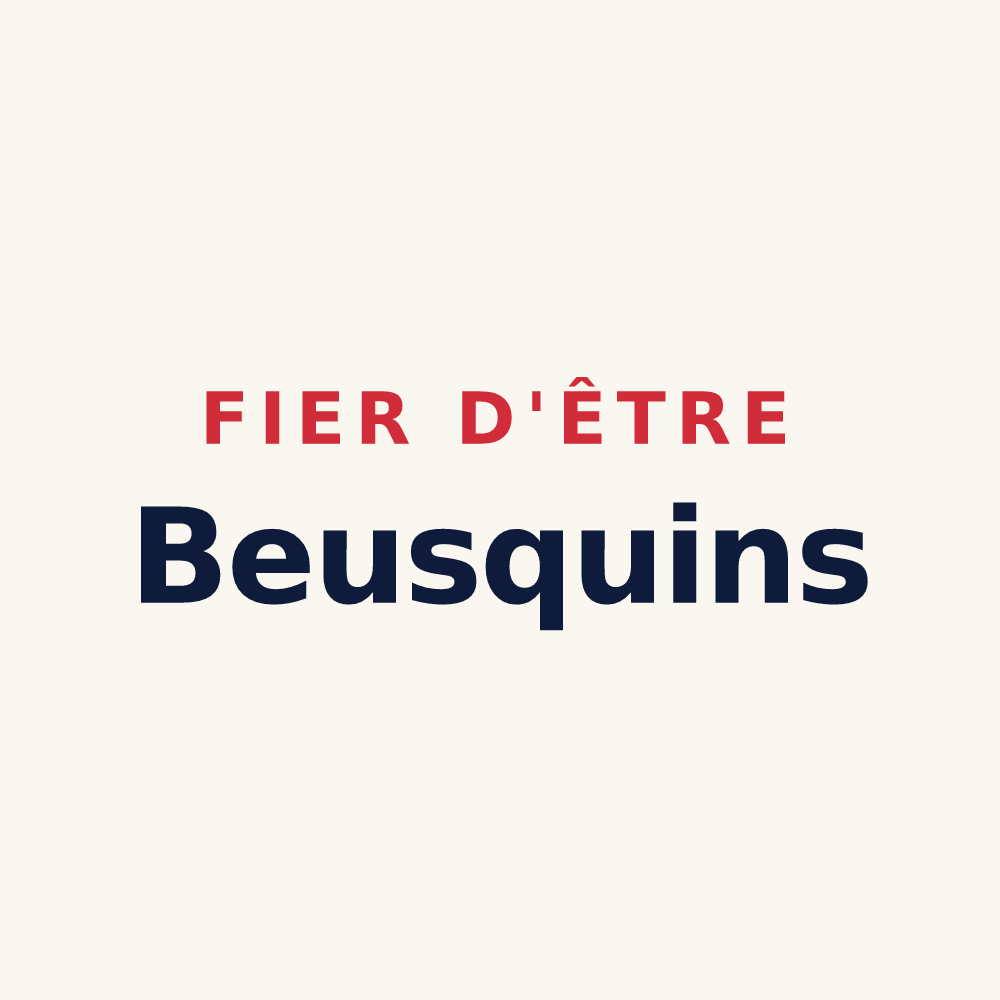 Tasse « Fier d'être Beusquins » — design pour Saint-Usage