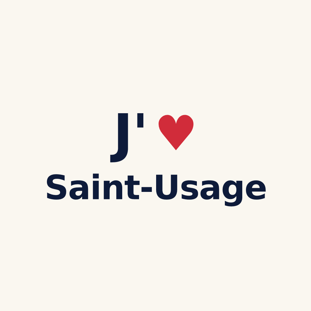 Tasse personnalisée Saint-Usage — design J'aime Saint-Usage
