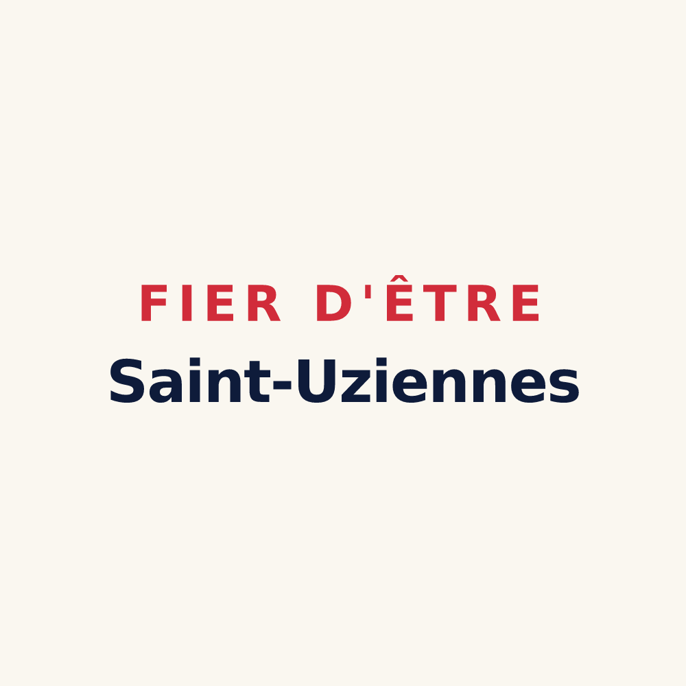 Tasse « Fier d'être Saint-Uziennes » — design pour Saint-Uze