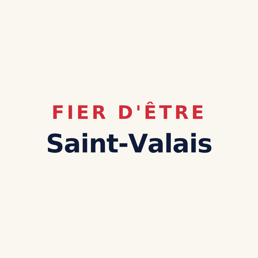 Tasse « Fier d'être Saint-Valais » — design pour Saint-Vaast-du-Val