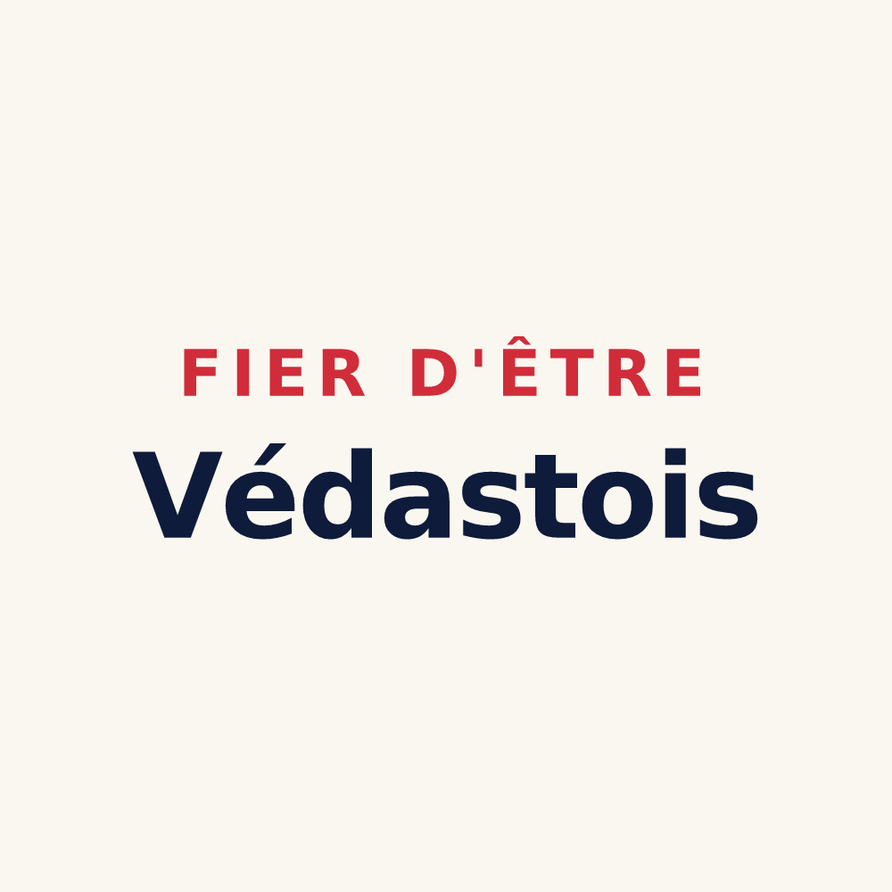 Tasse « Fier d'être Védastois » — design pour Saint-Vaast-en-Cambrésis