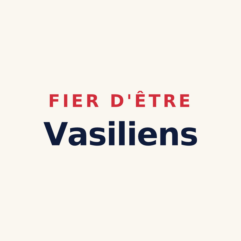 Tasse « Fier d'être Vasiliens » — design pour Saint-Vaize