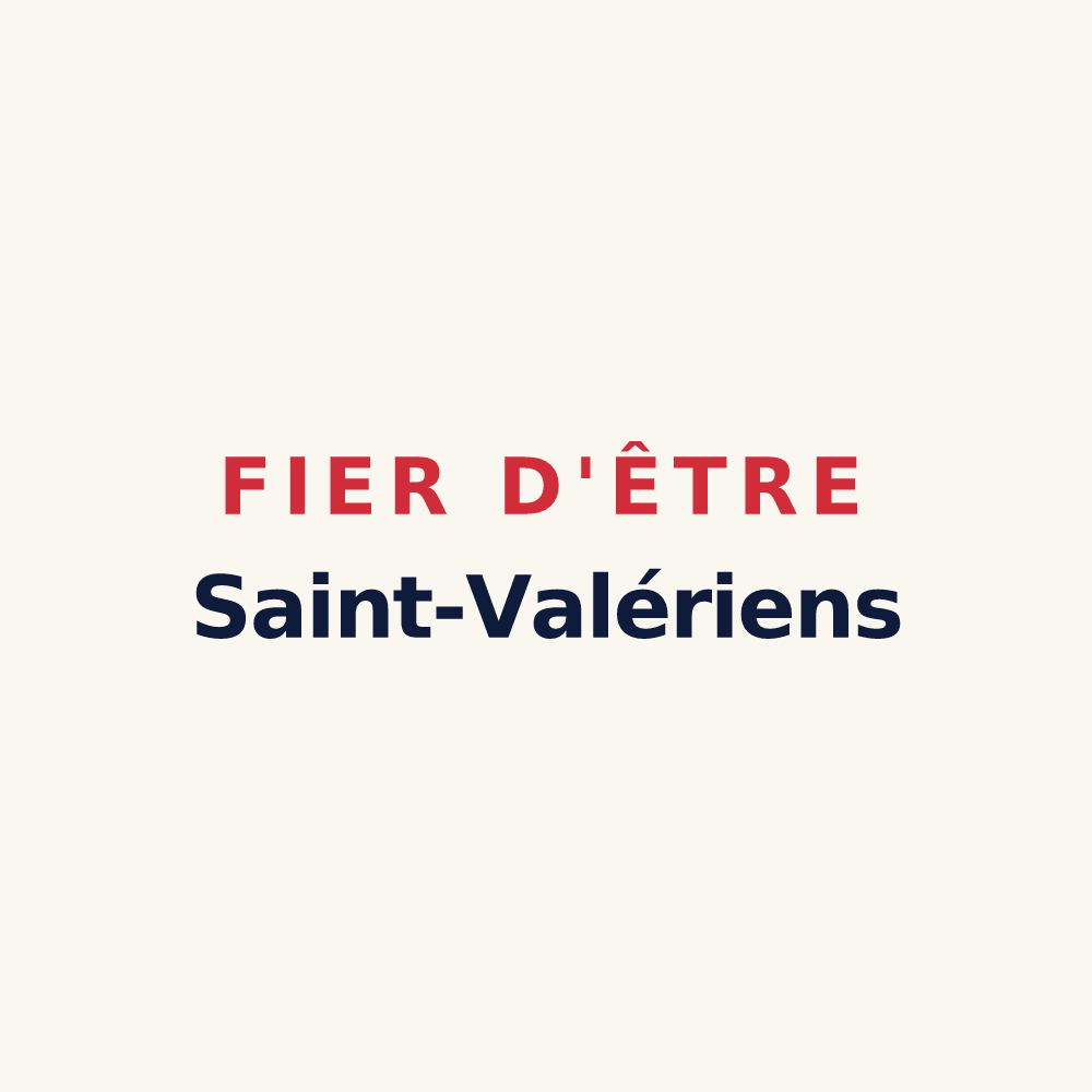 Tasse « Fier d'être Saint-Valériens » — design pour Saint-Vaury