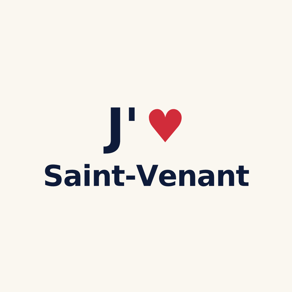 Tasse personnalisée Saint-Venant — design J'aime Saint-Venant