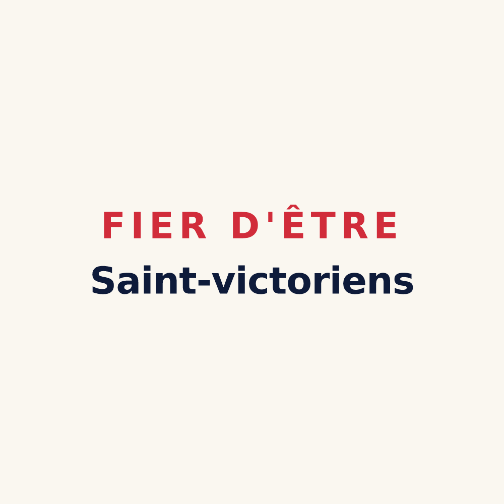 Tasse « Fier d'être Saint-victoriens » — design pour Saint-Victor-de-Buthon